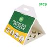 Moths Pheromone Killer Magic Moth Catcher 5pcs Sticky Glue Trap Restaurant Pantry Kitchen Moth Trap Pest Reject Fly Insects Moth Traps
