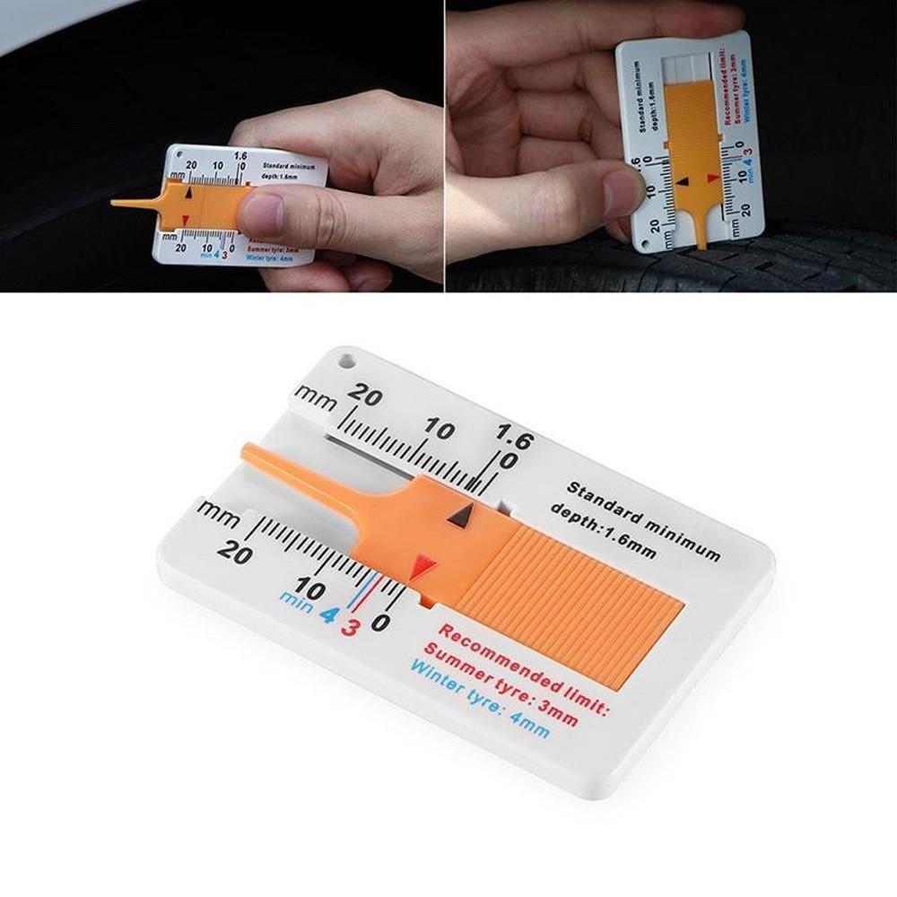 2шт карты измерения глубины протектора шин
