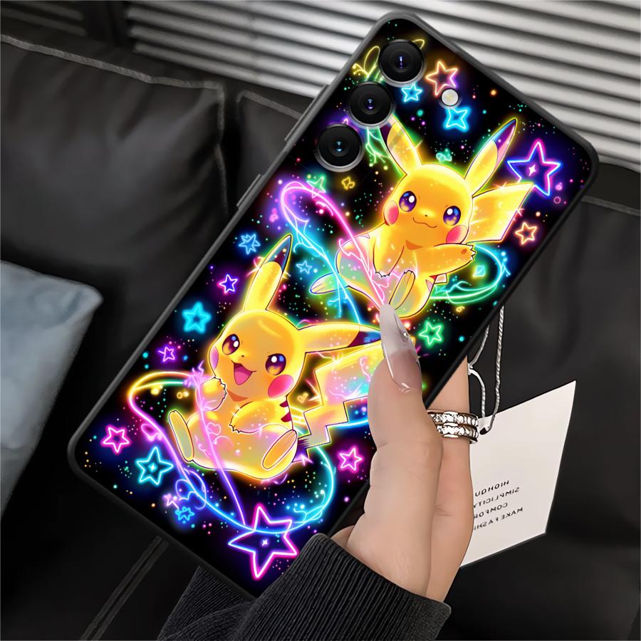 Милый чехол-футляр для телефона Pokemon Pikachu для Samsung Galaxy A05 A15 A70 A04 A06 A13 A20 A50 A17 A16 A40 A12