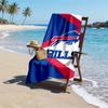 Модное пляжное полотенце команды Bills: Идеально для летних приключений Мягкое, впитывающее и быстросохнущее, подходит для плавания и купания