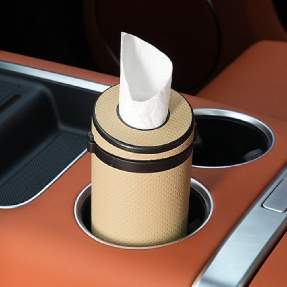 Refillable Multi-functional Car Tissue Box Tissue Dispenser Car Tissue Tube Storage Bag Home