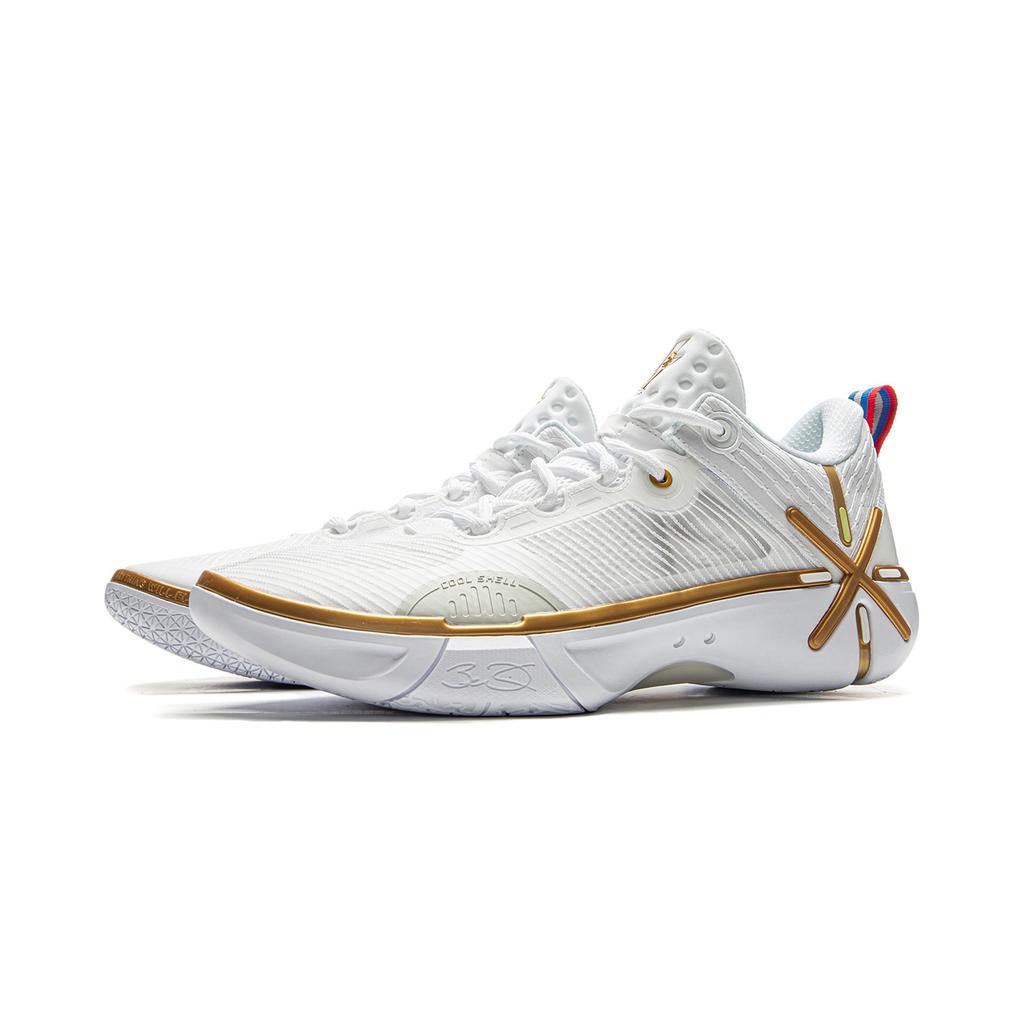 Кроссовки для баскетбола Li Ning Wade Series, удобные, универсальные, нескользящие, износостойкие, с низким верхом, мужские, белые ABPV021-1