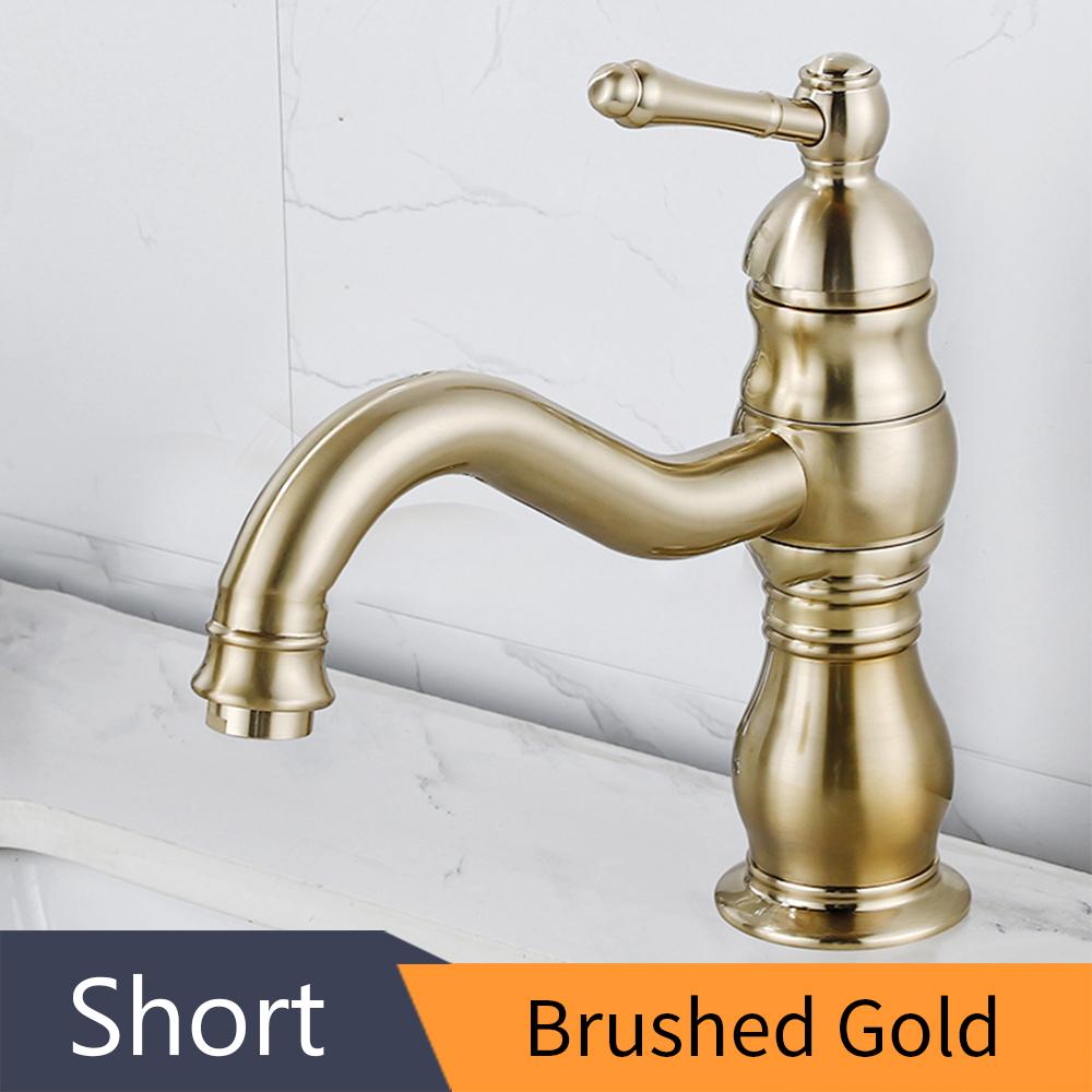 Basin Faucets Modern Antique Bathroom Faucet Waterfall Faucets Single Hole Cold and Hot Water Tap Basin Faucet Mixer Taps 855975