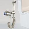 Silver High Pressure Spray Pressurized Hand Bidet Faucet New Toilet Spray