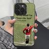 F-Известные Футболисты C-CR7 Чехол для Телефона для iPhone 17,16,15,14,13,12,11 Plus,Pro Max,XS,Красочный Серебристый Черный Чехол