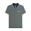 Lambretta Mens Geometric Polo Shirt