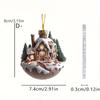 Christmas Tree Decorations 2D Christmas Cottage Warm Little Coffee Cup Christmas Christmas Gemstones And Crystals For Crafts