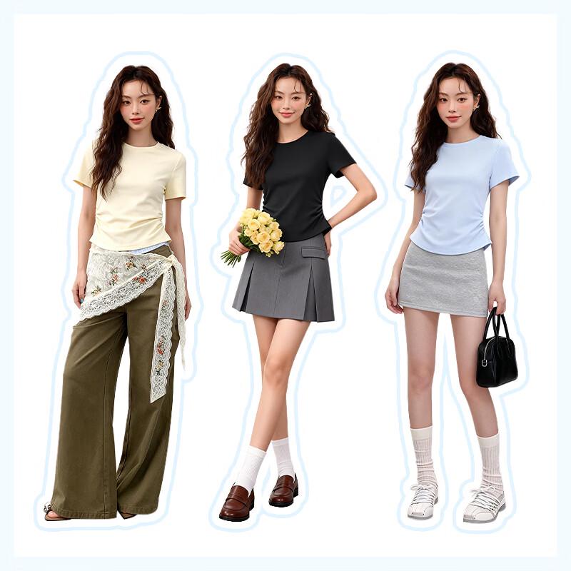 Коллекция комплектов из двух предметов и жилетов MJ STYLE с рюшами и коротким рукавом