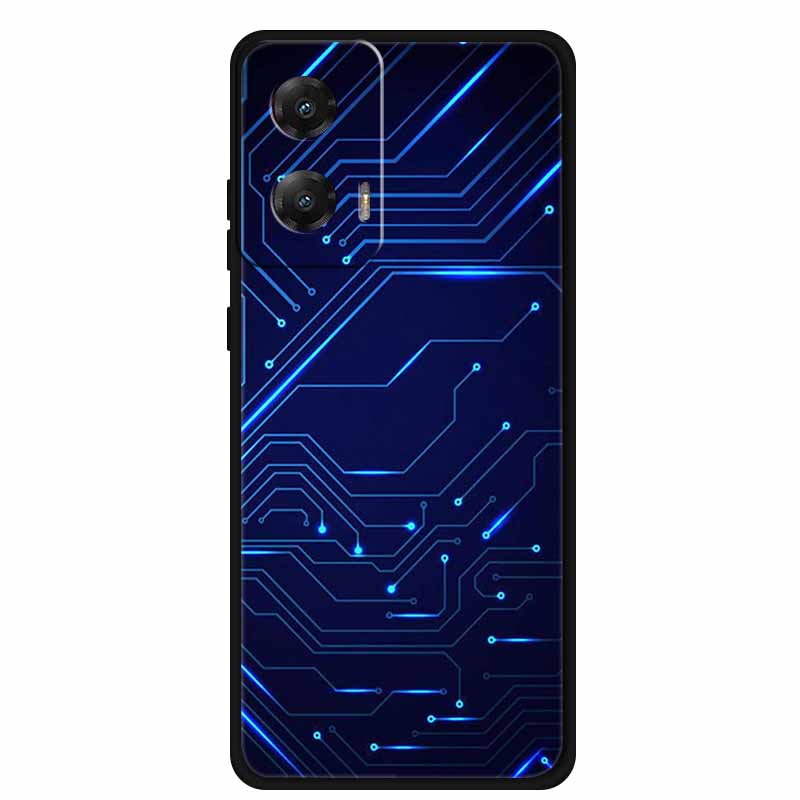 Для Moto G85 5G Чехол ТПУ Животные Мягкий Силикон Задняя Крышка Чехлы Для Телефона Для Motorola Moto E14 MotoG85 Волк Защитный Крутой funda