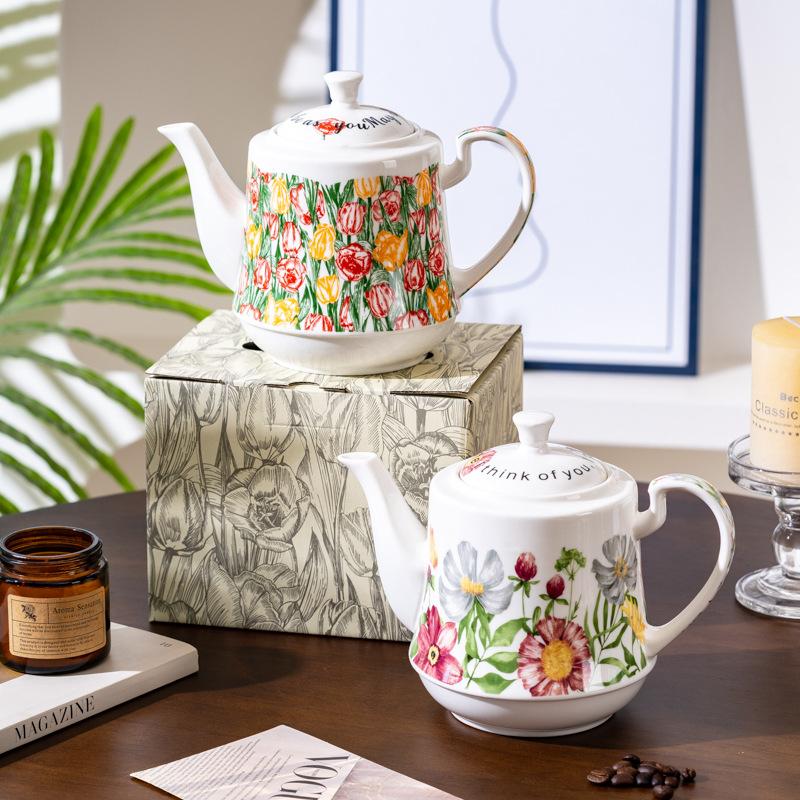 Керамический Чайник Для Заваривания Чая Бытовой Высокотемпературный Здоровый Чайник Одиночный Чайник Для Заваривания Чая Китайский Чайник Старомодный Прохладный Чайник Фарфор