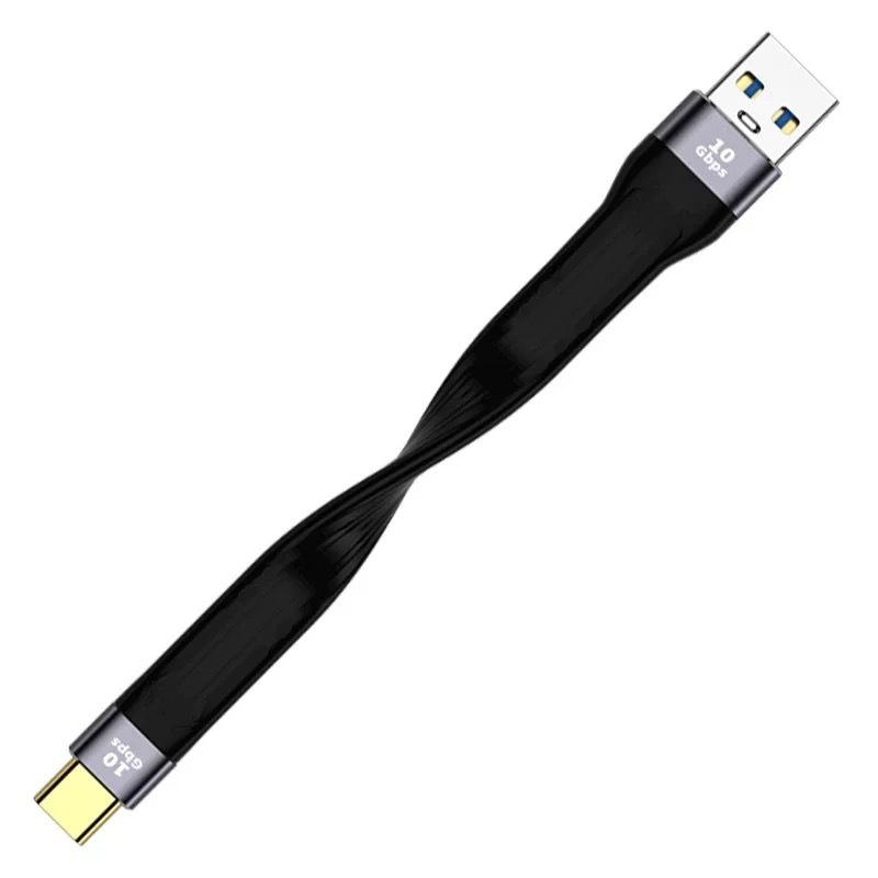 1 шт. USB4.0 FPC Гибкий Короткий Кабель, Thunderbolt 4 Полнофункциональный Кабель Данных, Высокоскоростная Передача 40 Гбит/с, Быстрая Зарядка PD, Кабель-удлинитель USB 3.1
