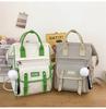 Large Capacity High Fashion Nylon Backpack For Girls With Computer Insert Pocket
