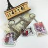 Аниме игры Вэй Усянь Лан Чжань персонаж мультфильма акриловый брелок металлическое кольцо автомобильная сумка украшение для ключей аксессуар подарок аниме подарки кулон