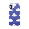 Роскошный чехол Clmj Clouds Fiori для iPhone 17 16 15 14 13 12 11 X XS XR XSMAX 7 8 Air Pro Max Plus Двухслойная задняя крышка