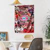 Bayern Munich Custom Your Name Wall Decor Tapestry Art For Pet Memorial Birthdaywedding Party Backdrop Family Gift