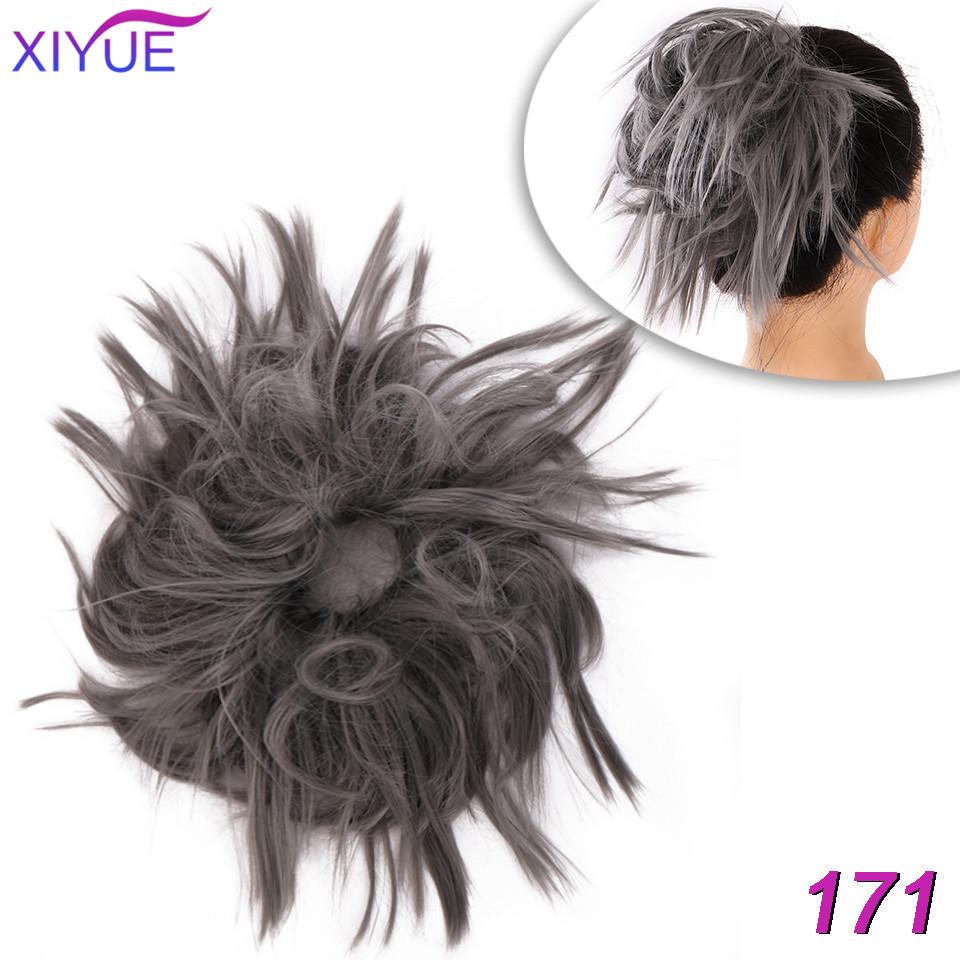 Синтетический шиньон, грязная резинка для волос, резинка для волос, пучок, вьющаяся прическа, шиньон, высокотемпературная накладная резинка для волос, пончик, накидка, хвостик