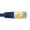 Sanwa Supply CAT7 LAN Cable RJ45 Navy Blue (0.4m) 10Gbps/600MHz KB-T7-004NVN