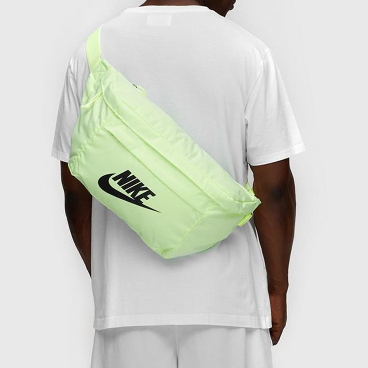 Nike Полиэстерная Сумка через плечо, Сумка-слинг, Поясная сумка Унисекс Неоново-зеленая BA5751-701