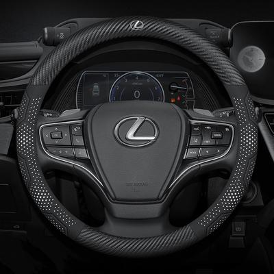 Автомобильный чехол на руль из углеродного волокна и кожи для F Sport RX300 LS500h GS300 IS300 CT200h NX300 UX300 LX570 ES200 ES300 HS