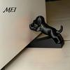 Healing Desk Ornament for Decor 3D Printed Cartoon Dog Door Stopper, Cute Animal Holder, Holder Non-Slip Wedge Floor Wall Protection Home Puppy