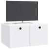 Wall Mounted TV Cabinet 59.5 x 41 x 30 cm White Engineered Wood