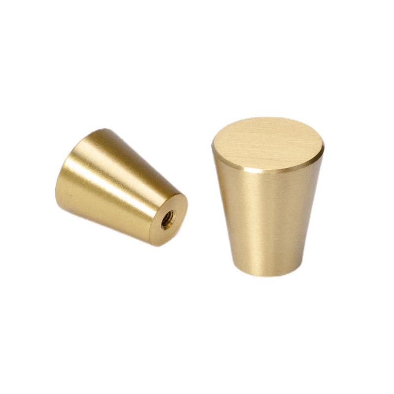 Single-hole drawer handle 8pcs gold