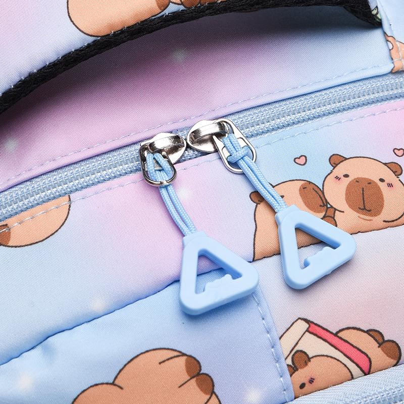 Junior High School Student Schoolbag Girls Cartoon Printed Travel Backpack