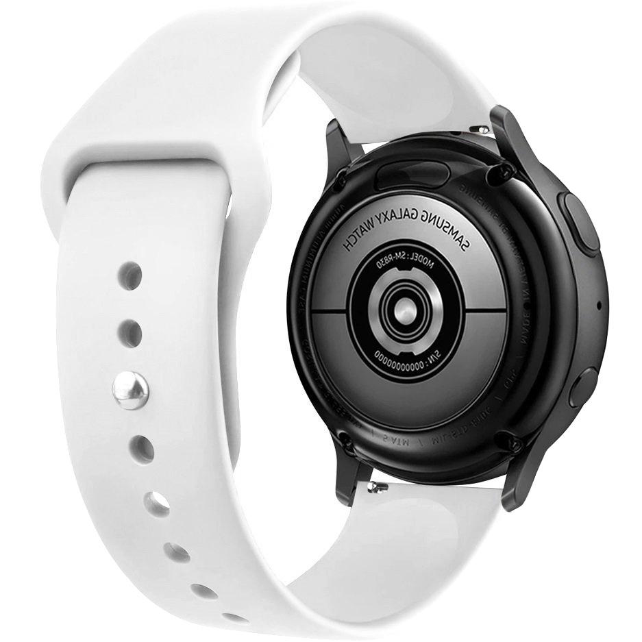 Universal Silicone Strap 20mm, White