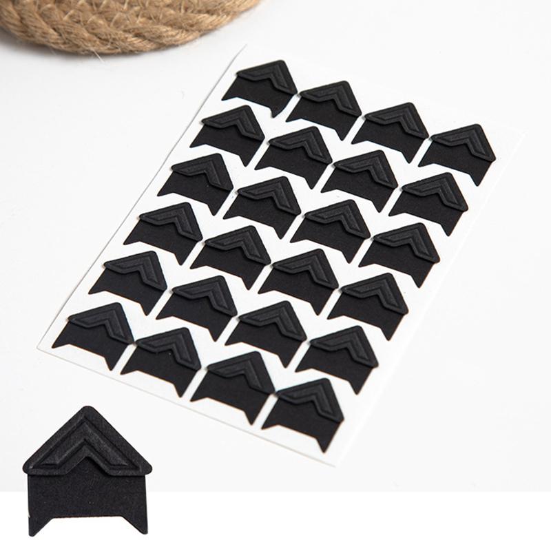 Защитный декор для изображения, угловые крафт-бумажные наклейки, украшение для фотоальбома, винтажные «сделай сам»