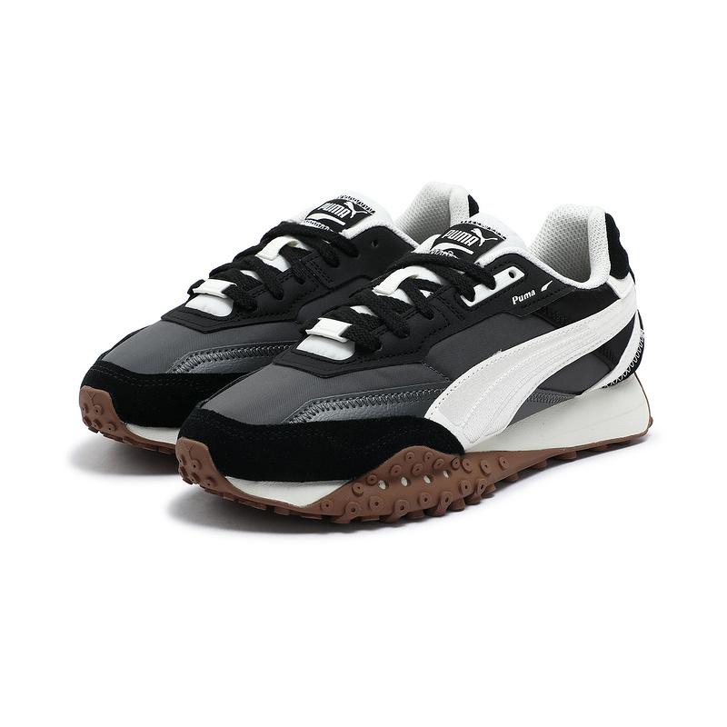 Puma Blktop Rider Нео-винтажные Унисекс Черно-серые Низкие Повседневные Кроссовки 393151-06