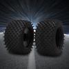 RC Car Tire, RC Vehicle Tire Remote Control Car Tire 155mm Rubber Wheel with Nylon Hub Plastic Rims for 1/8 RC Truck Racing