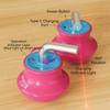 Автоматическая лазерная игрушка для кошек с вращением на 360°, USB-зарядка, антистолкновение, кошачий балансир, инфракрасный лазер, интерактивная игрушка для питомцев