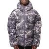 Nike Camouflage Print Hooded Zip-Up Long Sleeve Jacket Men jackets Black HF0033-573