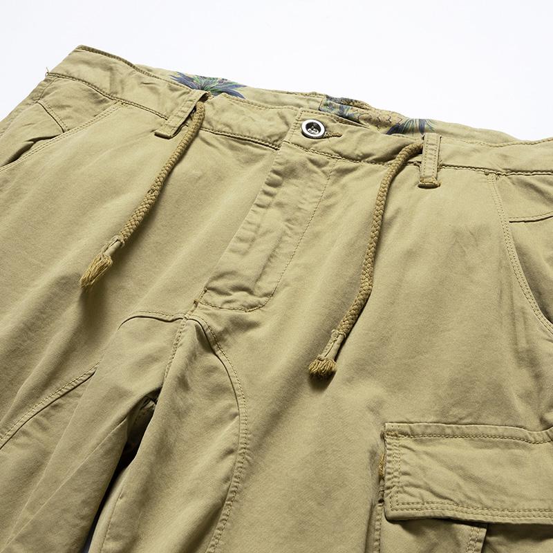 Mens Cargo Shorts Fashion Multi-pockets Shorts Male Casual Jogging Shorts Loose Pants