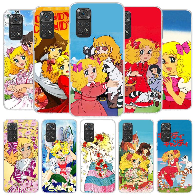 Candy 90s Anime Cover Phone Case For Xiaomi Redmi Note 15 14 13 12 11 10 Pro Plus 14S 12S 11S 11T 11E 10S Soft Fundas Shell Redm