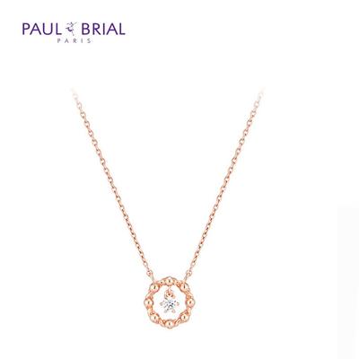 PAULBRIAL [СЕРЕБРО] Коллекция Цветочный венок PASN023S (PG) Ожерелье