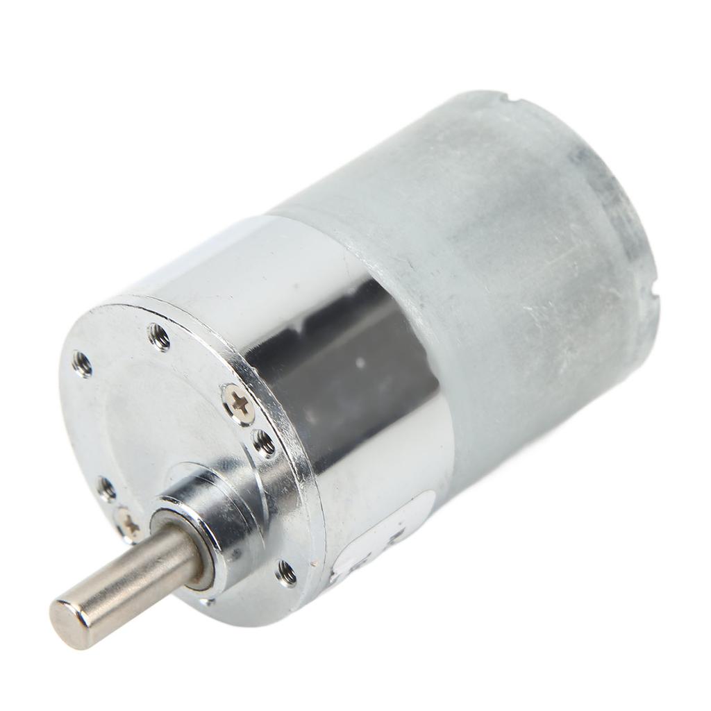 340RPM Worm DC Gear Motor High Torsion Adjustable Speed Brass Coil Micro Speed Reduction Geared