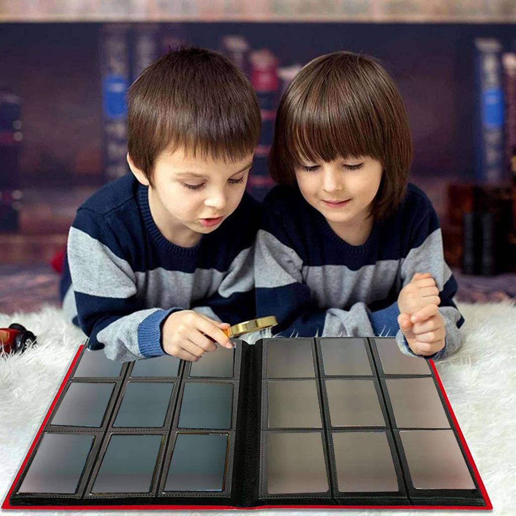 Альбом-биндер для коллекционных карточек, вмещающий 360 карточек, альбом-биндер для торговых карточек большой вместимости, тетрадь-биндер для карточек на день рождения