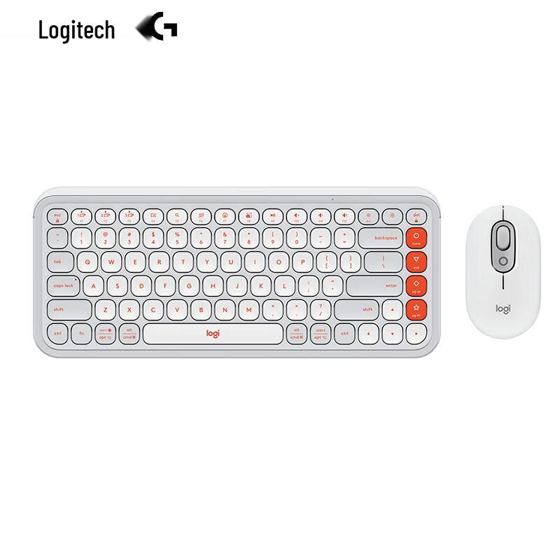 Logitech КОМБО ИКОНА ПОП Беспроводной набор клавиатуры и мыши