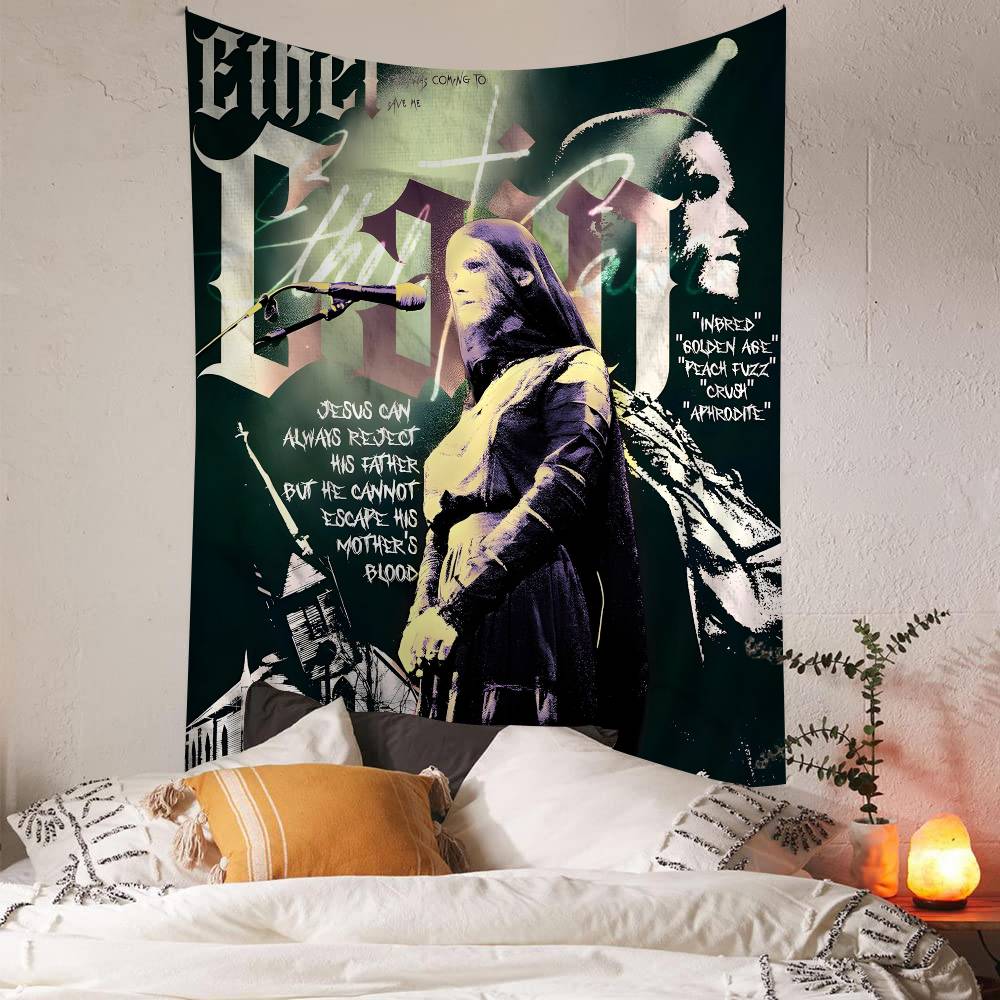 Singer EEthel Cain Music Album Colorful Tapestry Wall Hanging Hanging Tarot Hippie Wall Rugs Dorm Wall Art Decor