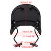 Windshield WindScreen fit for BMW R nineT Scrambler 2014-2024 Black