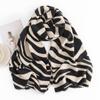 Versatile Striped Imitation Cashmere Scarf for Women Winter New Cold Proof Neck Scarf Elegant Temperament Warm Shawl