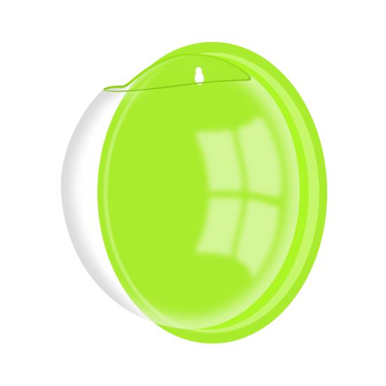 Creative Wall Mounted Clear Acrylic Round Fish Tank Flower Pot Vase Home Decor Decoration