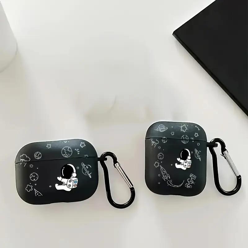 ins black astronaut suitable for AirPods1/1st generation protective case Apple pro/1 wireless bluetooth headset cover