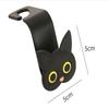 2Pcs Cartoon Cat Car Clips Durable Front Seat Headrest Organizer Auto Fastener Hangers  Universal