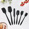 6 Pieces Silicone Spatula Set, Rubber Spatulas Silicone Heat Resistant Spatula Set for Kitchen Use, Food Grade Rubber Spatula with Ergonomic Grip,