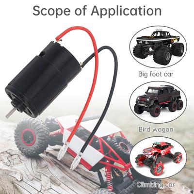 550 Коллекторный Двигатель 12T/21T/29T/35T 6 - 8.4V DC Двигатель 3.17мм Выходной Вал для 1/10 RC Трейл Краулера / RC Внедорожного Скалолазного Автомобиля