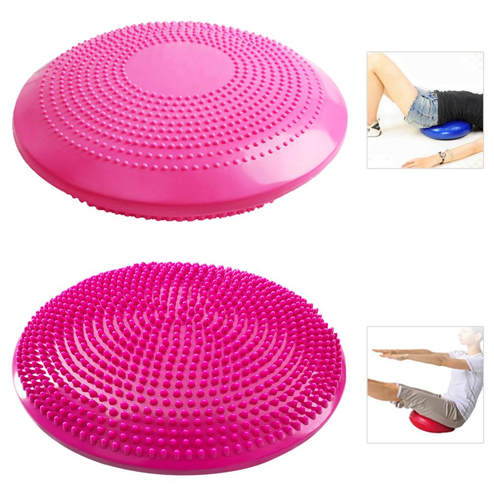 Yoga Balance Disc Durable Inflatable Yoga Massage Ball Pad Stability Cushion Free Hand Pump For Sports Gym Fitness Yoga