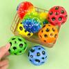 Useful Hole Ball Soft Anti Gravity Rubber Bounce Ball 66mm Extreme High Bouncing Balls Outdoor Games Sport Toys Anti Stress Ball