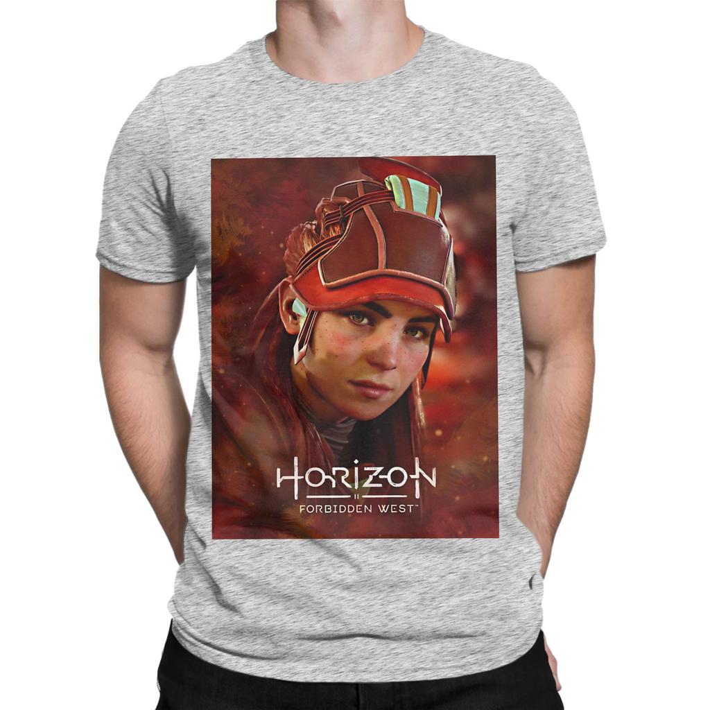 Horizon red Graphic Funny 100 Cotton TShirt Horizon Tops Tees For Unisex